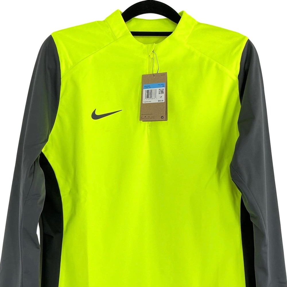 NEW Nike Strike Women's Medium Storm-FIT Drill‎ Soccer Top Volt Pullover Jacket